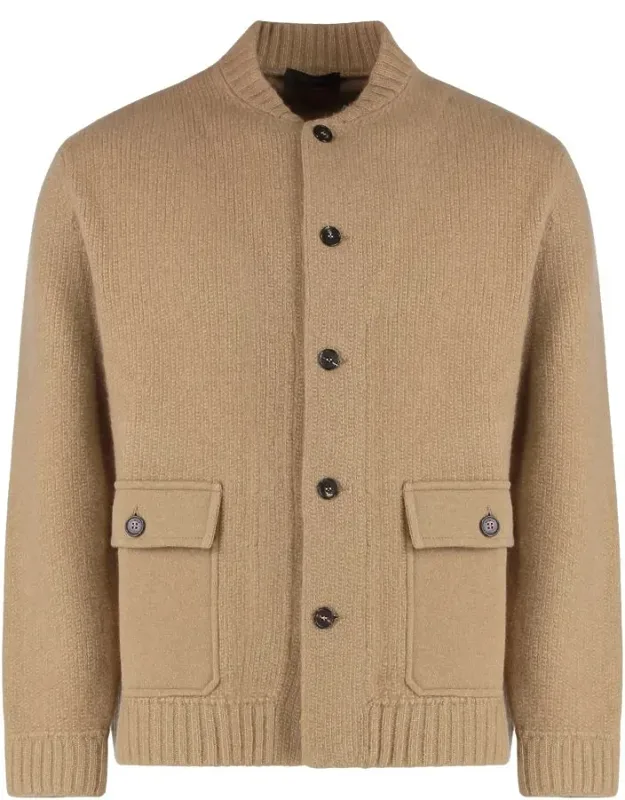 Cardigan In Wool And Cashmere