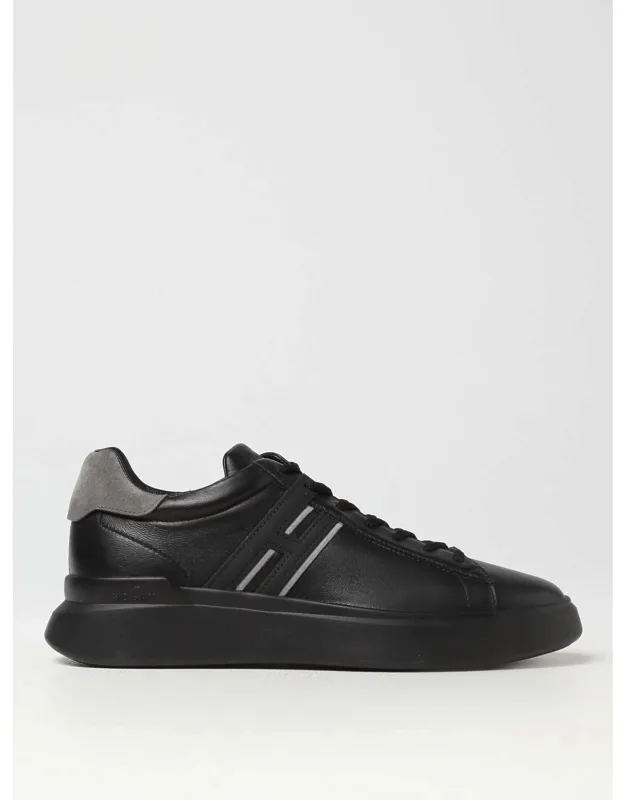 H580 Leather Sneakers With Memory Foam Insole And Rubber Sole