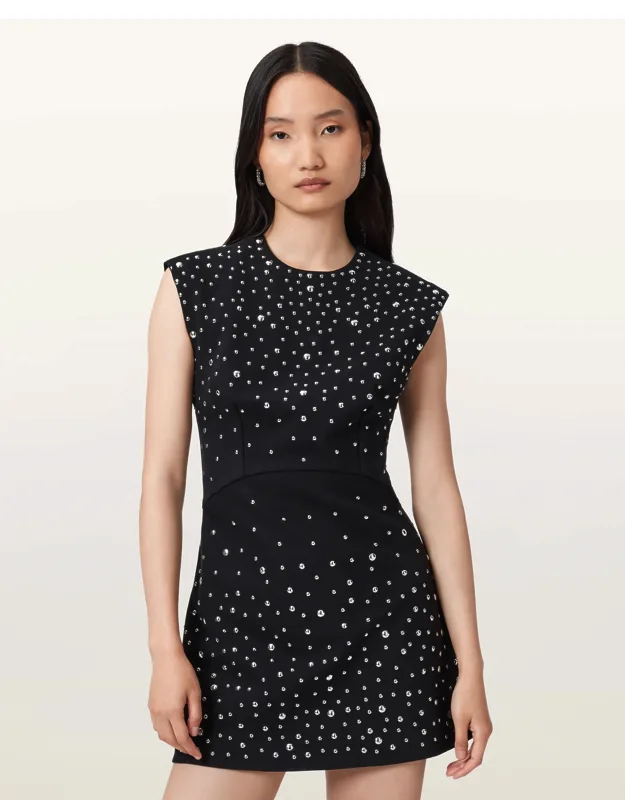 Embellished Mini Dress
