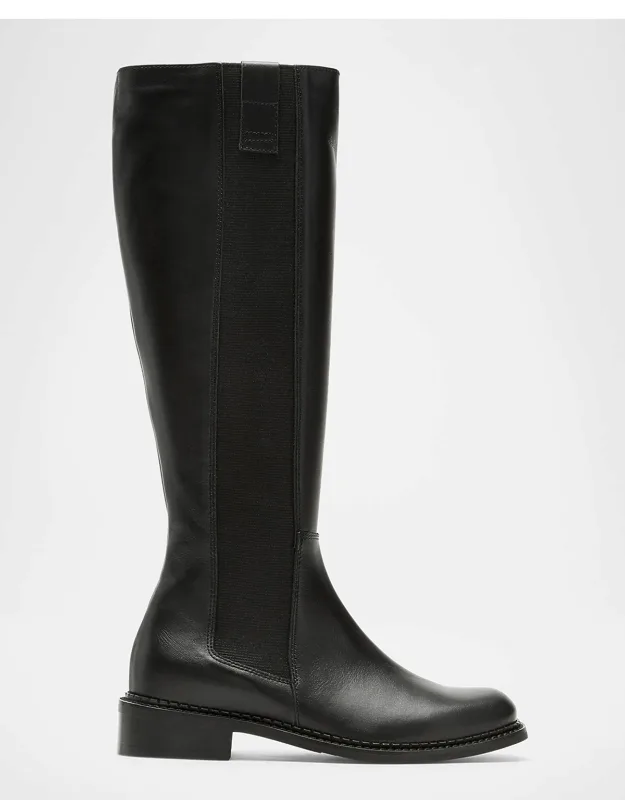 Leather Knee-high Boots