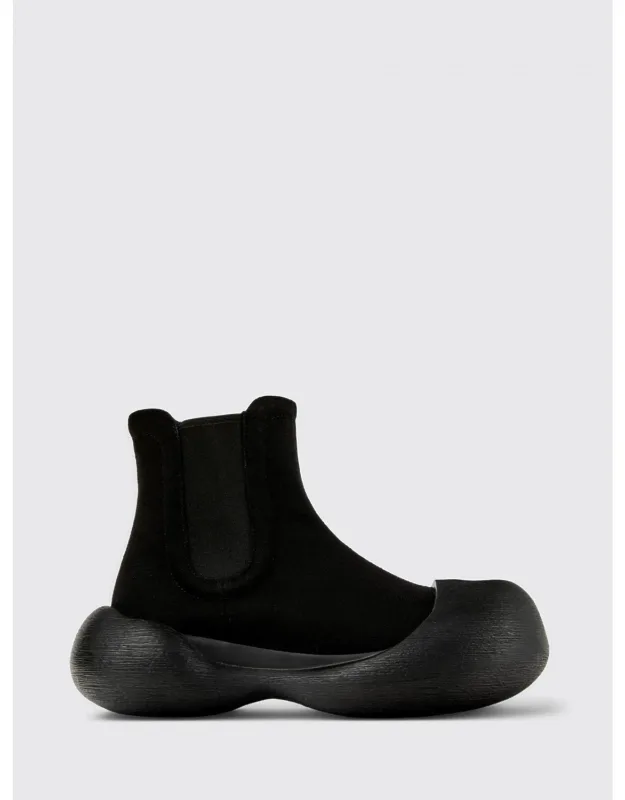 _flat Ankle Boot With Comfort Design_