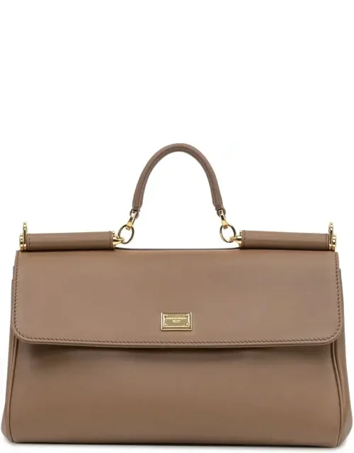 Lux Brass Vintage Leather Bag
