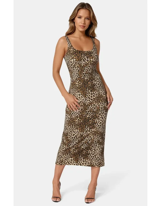 Printed Square Neck Maxi Dress