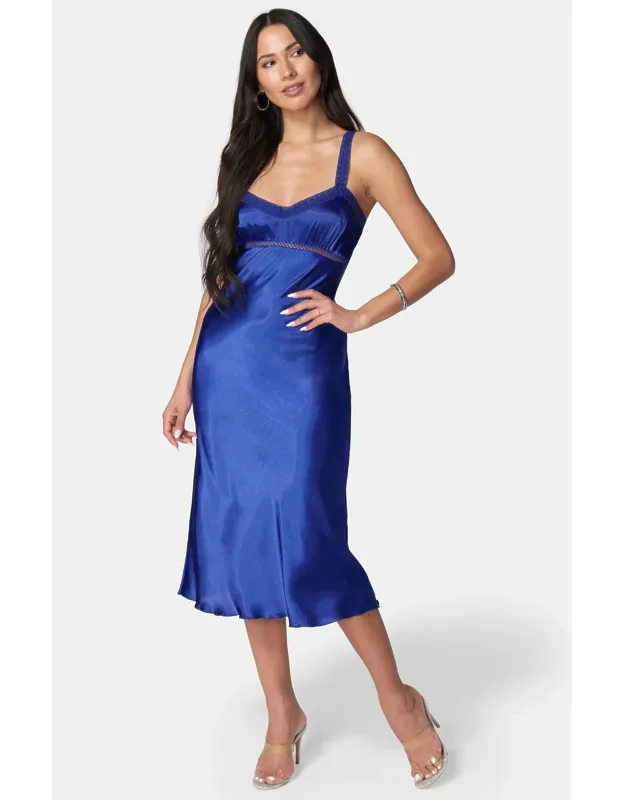 Satin Midi Dress