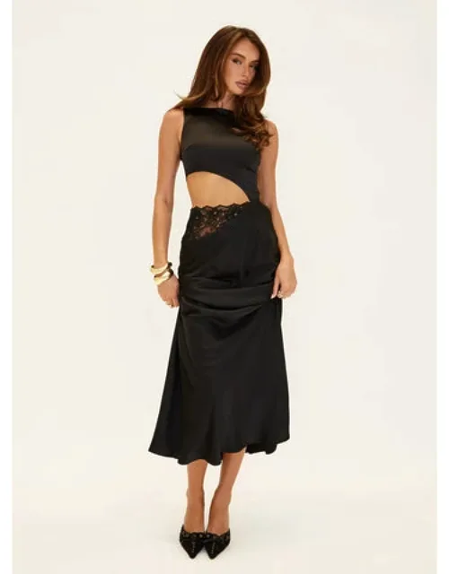 Lareina Cut Out Lace Maxi Dress