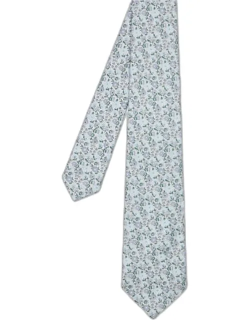 Floral Silk Tie