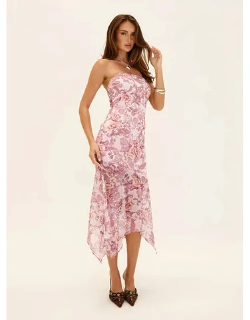 Asymmetrical Midi Dress
