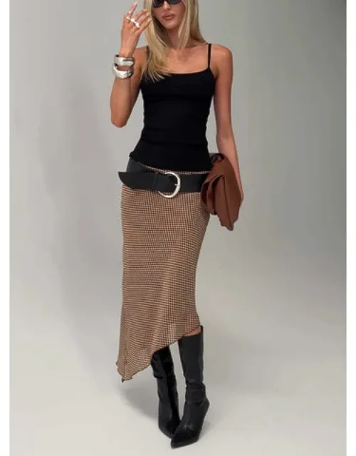 Asymmetrical Midi Skirt