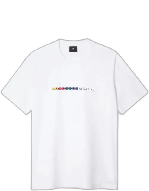 Bike Chain Print T-shirt