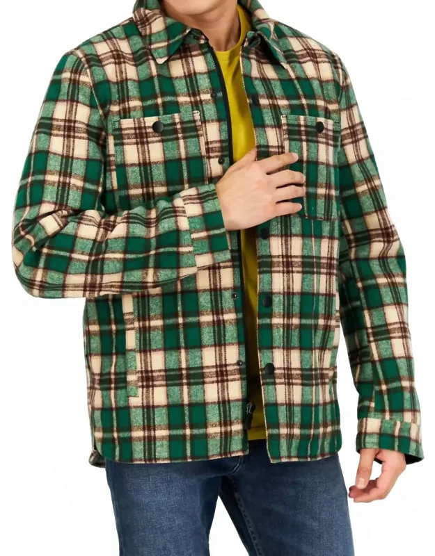 Insulated Plaid Jacket
