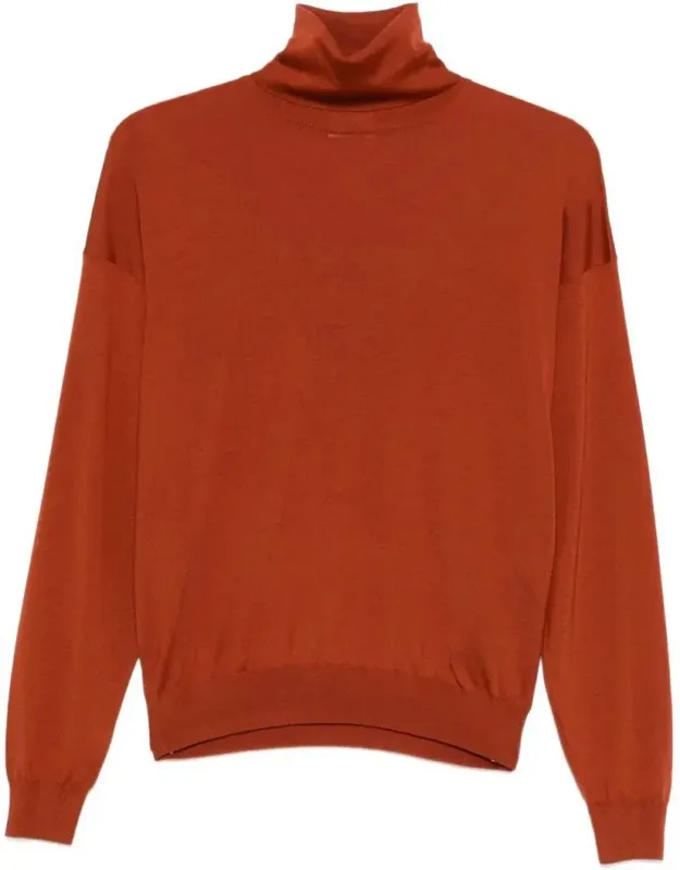 Roll-neck Wool Sweater