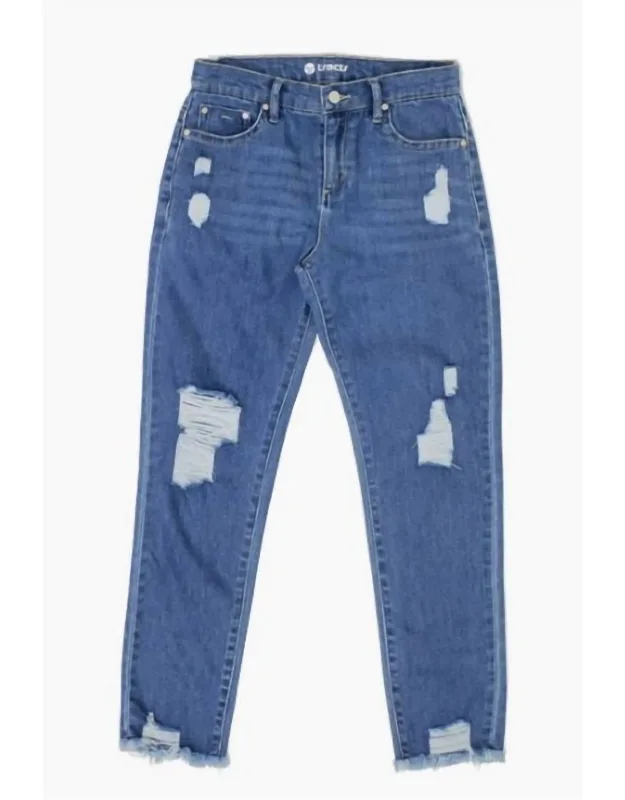 Destructed Weekender Jeans