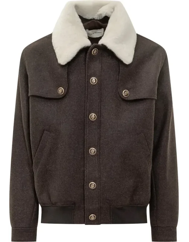 Jacket With Shearling Collar