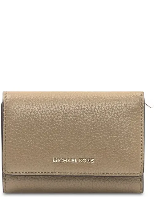 Wallet In Hammered Leather