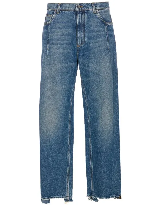 Jeans With Button And Zip Closure, 5 Pockets