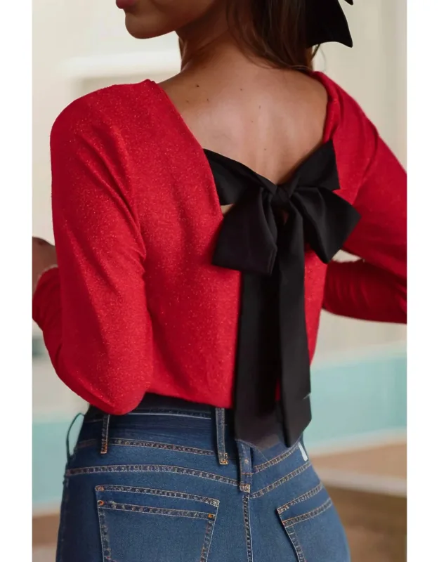 Miranda Back Bow Sweater