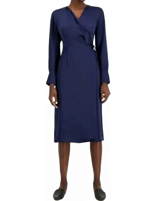 Wrap Modern Icon Long Sleeve Dress