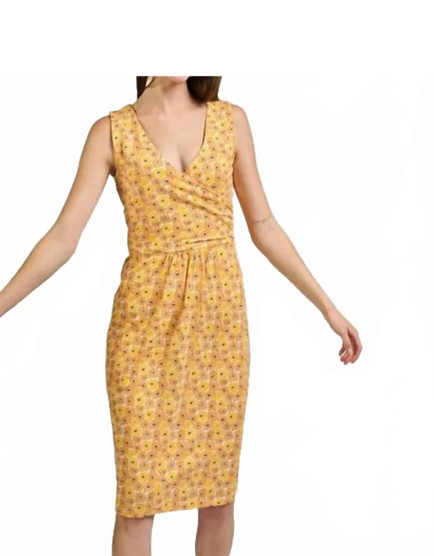 Floral Wrap Mini Dress