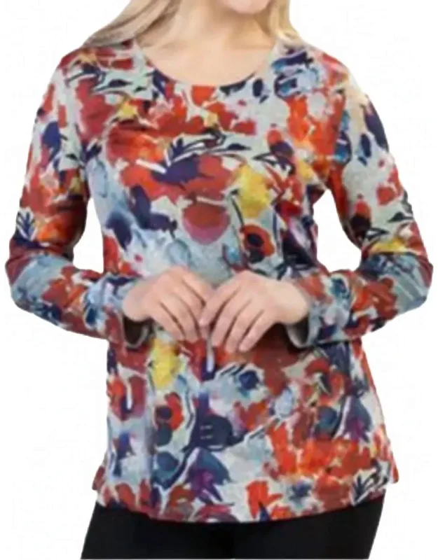 Floral Splash Top