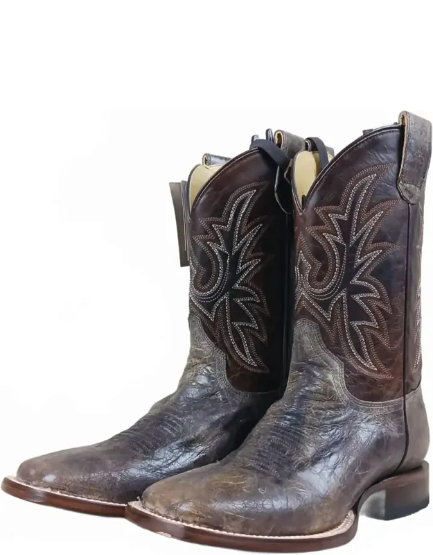 Pierce Cc Waxy Square Toe Boots