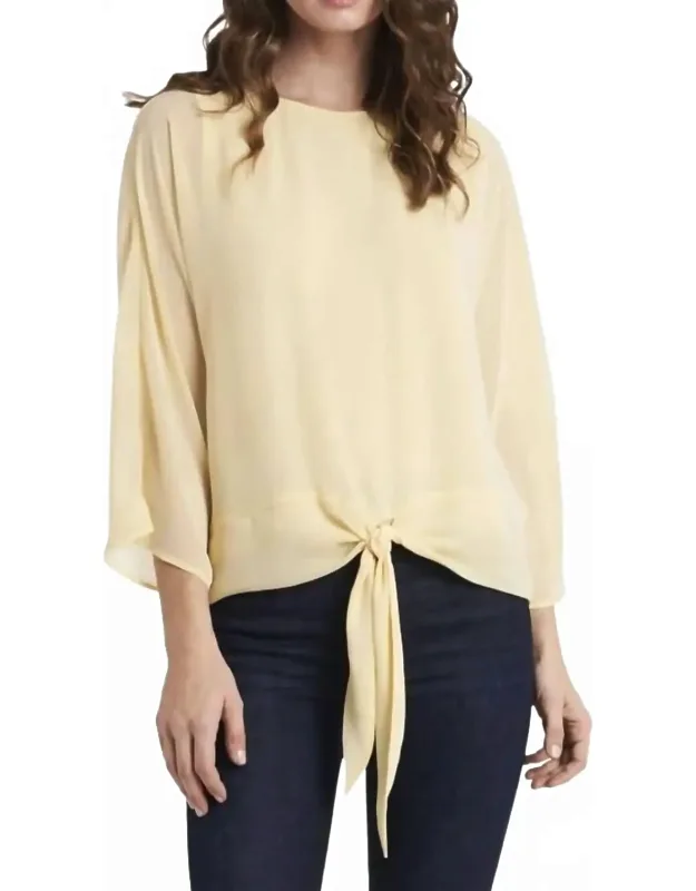 Long Sleeve See-through Blouse