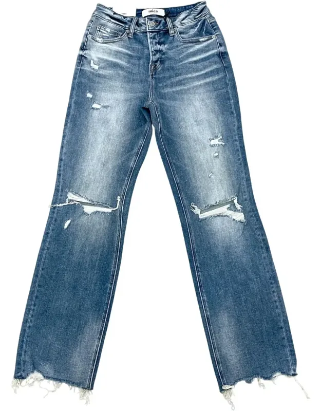 Norah High Rise Straight Leg Jeans