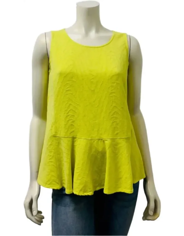Peplum Tank Top