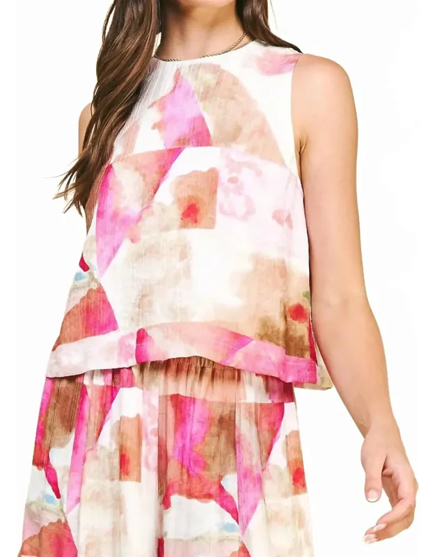 Woven Sleeveless Top