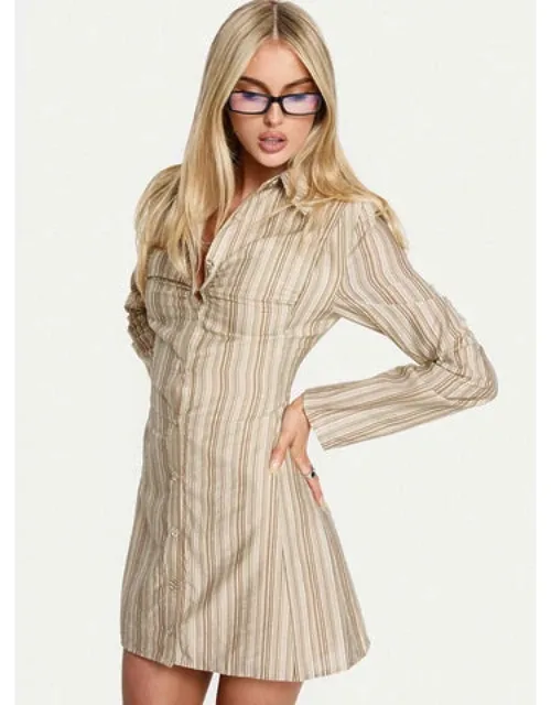 In Your Arms Long Sleeve Tie Back Mini Dress