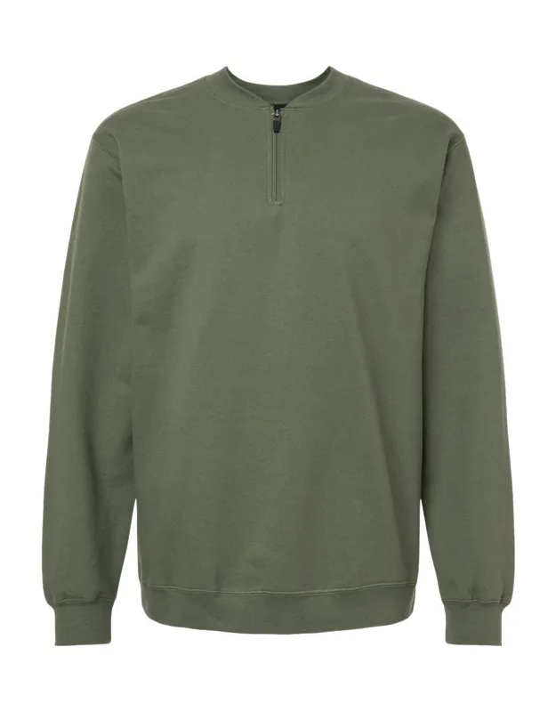 Softstyle Midweight 1/4 Zip Sweatshirt