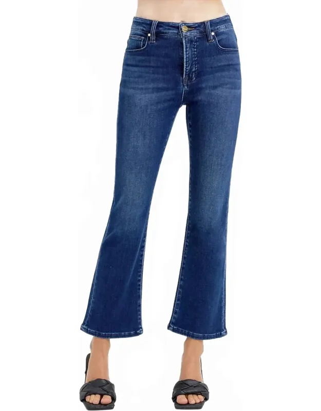 Imelda High Rise Crop Bootcut Jeans