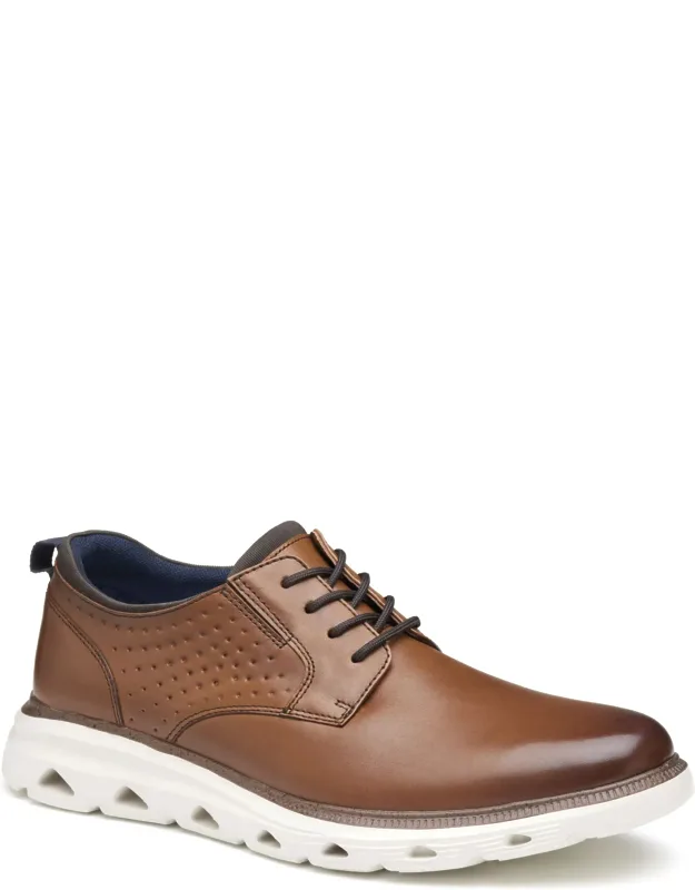 Jenkins Leather Plain Toe Dress Casual Lace-up Shoes
