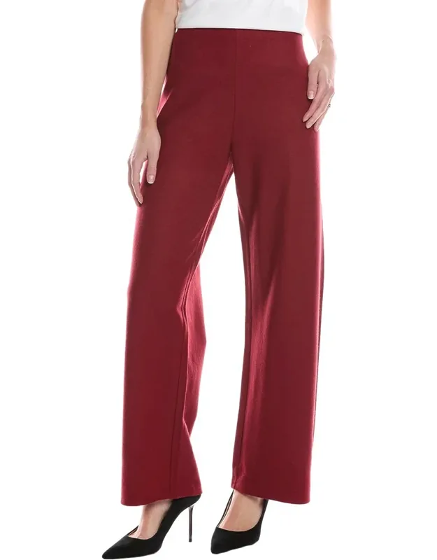 Straight Wool Pants