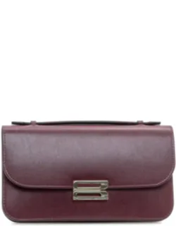 Midi Dorian Leather Clutch Bag