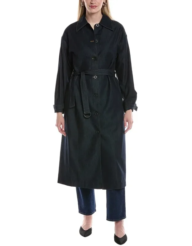 Denim Trench Coat