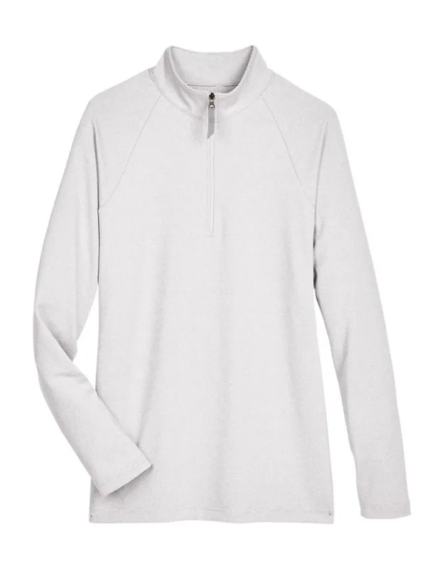 Crownlux Performance Clubhouse Micro-stripe Quarter-zip Pullover
