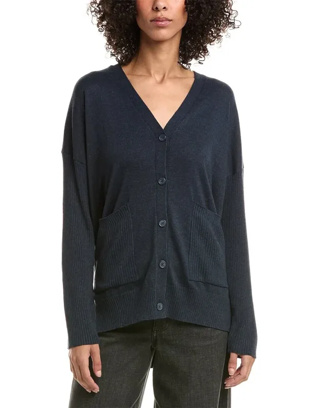 Rib Mix Cardigan