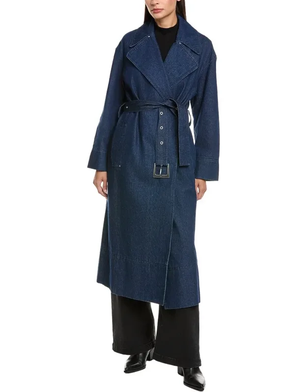Denim Trench Coat