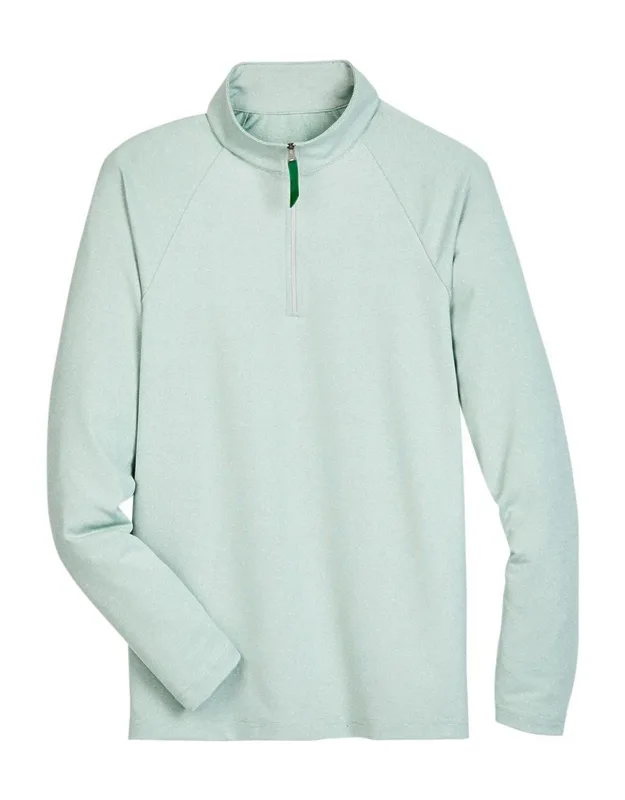 Crownlux Performance Clubhouse Micro-stripe Quarter-zip Pullover