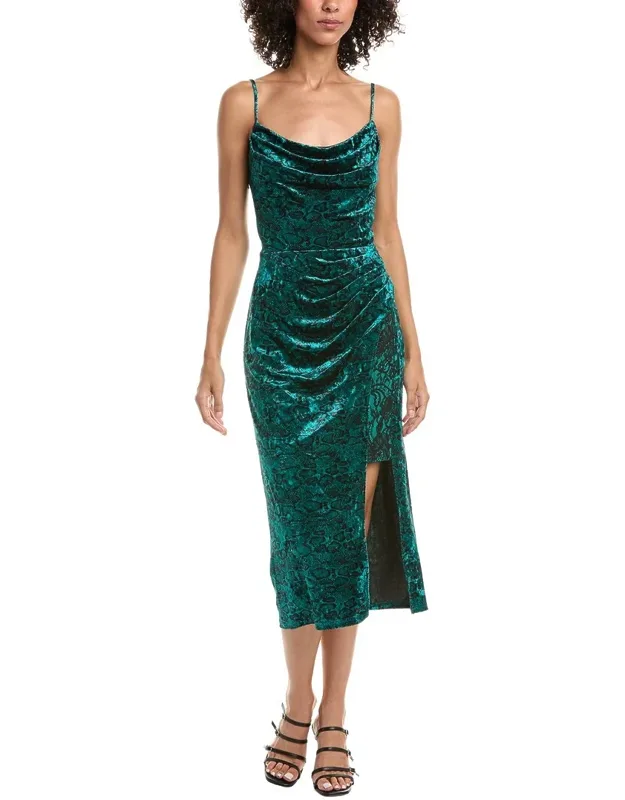 Juneau Spaghetti Strap Lace Midi Dress