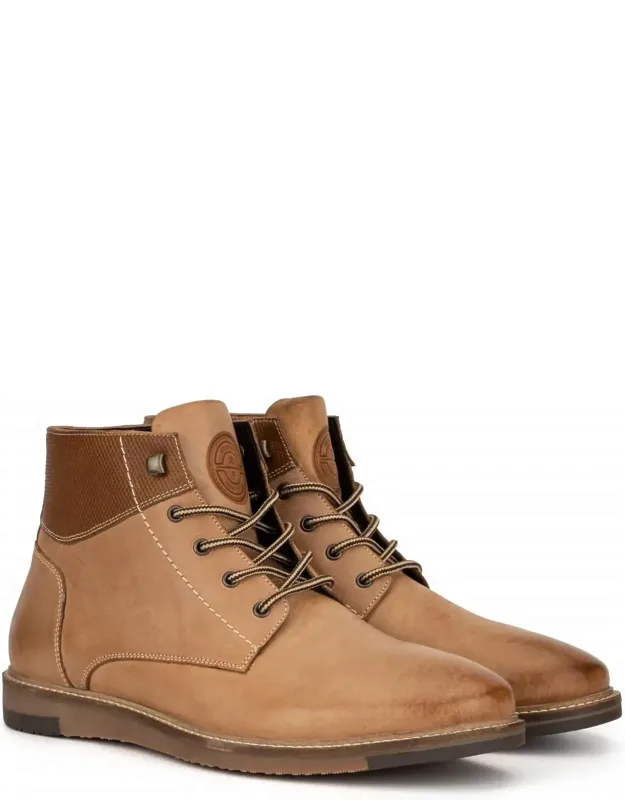 Pion Leather Dress Boots