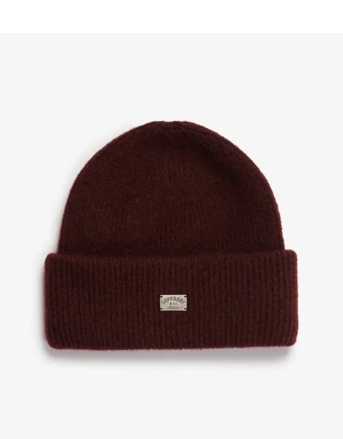 Rib Knitted Beanie Hat