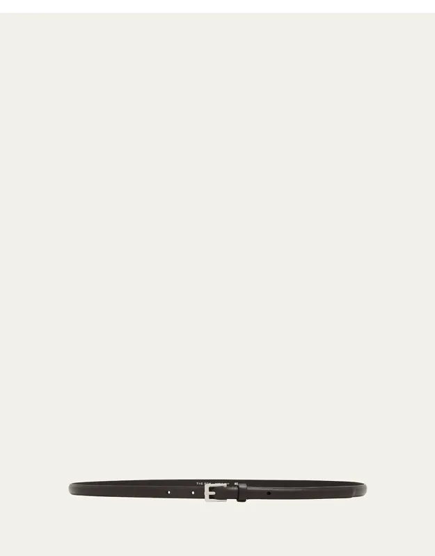 Leather Skinny Belt