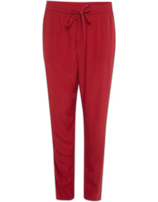 Silk Drawstring Trousers