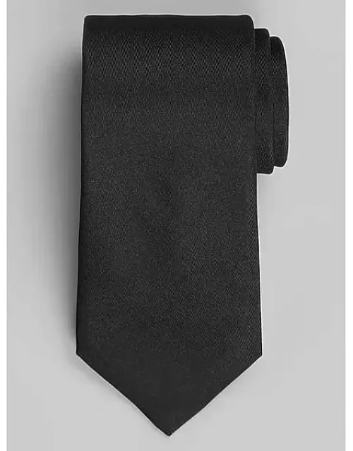 Solid Silk Blend Twill Tie