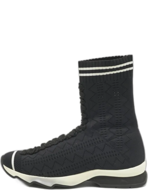 Knit Fabric Sock High Top Sneakers