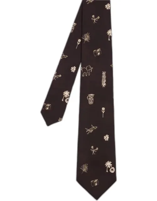 Silk 'travel' Tie