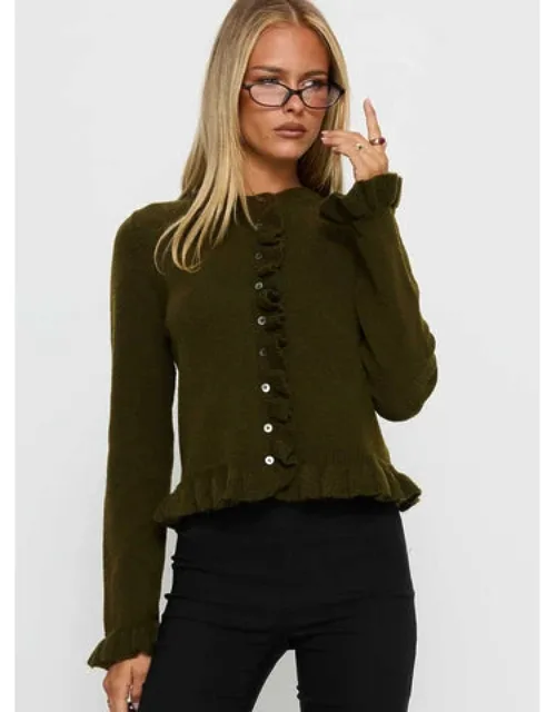 Frill Cardigan