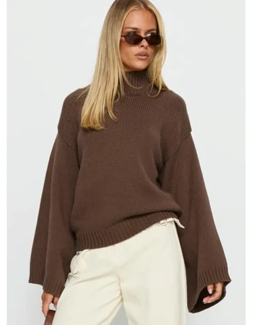 Neriel Funnel Neck Knit Sweater