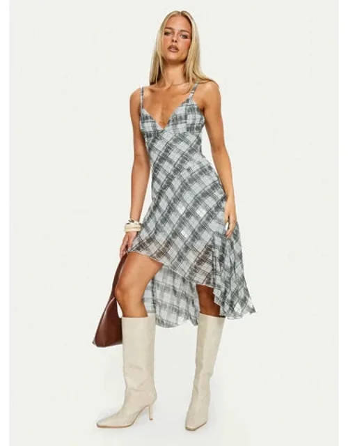 Asymmetrical Midi Dress